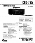 Сервисная инструкция SONY CFD-775