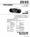 Сервисная инструкция SONY CFD-970