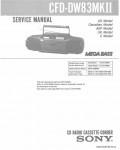 Сервисная инструкция SONY CFD-DW83II