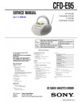 Сервисная инструкция SONY CFD-E95