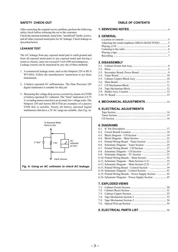 Сервисная инструкция Sony CFD-S22, CFD-S32