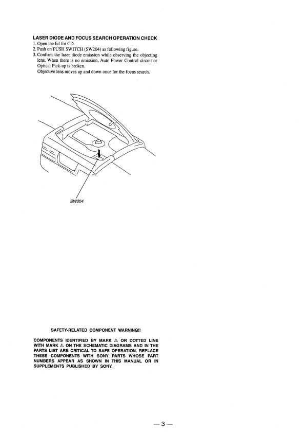 Сервисная инструкция Sony CFD-W32L