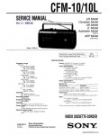 Сервисная инструкция SONY CFM-10, 10L