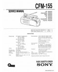 Сервисная инструкция SONY CFM-155
