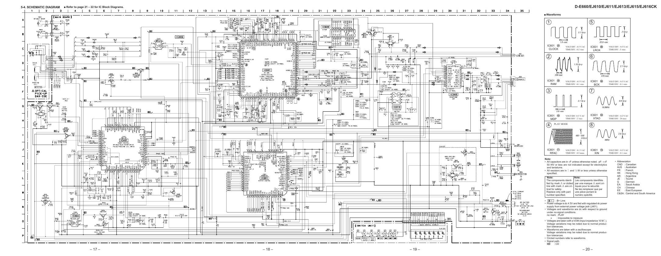 Сервисная инструкция Sony D-E660, D-EJ610, D-EJ611, D-EJ613, D-EJ615