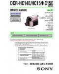 Сервисная инструкция Sony DCR-HC14E, DCR-HC15E, LVL3