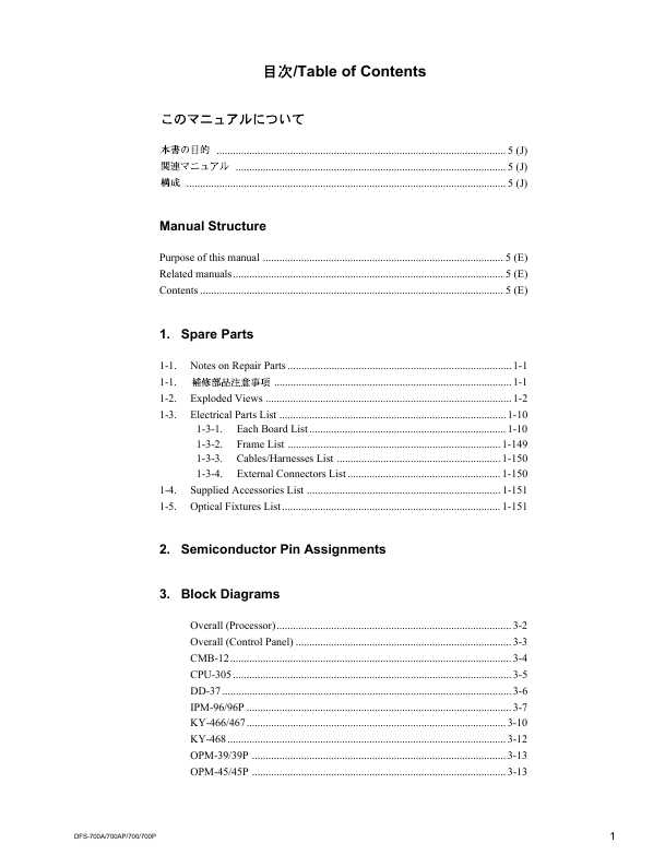 Сервисная инструкция Sony DFS-700, DFS-700P, VOL.2