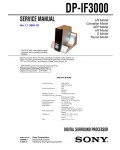 Сервисная инструкция Sony DP-IF3000