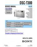 Сервисная инструкция Sony DSC-T300, LVL2