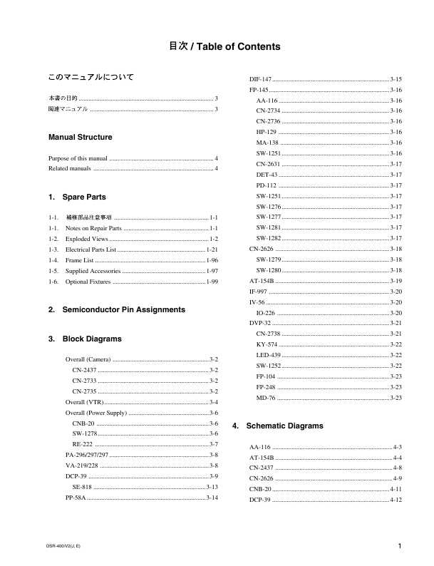 Сервисная инструкция Sony DSR-400P, DSR-600P, DSR-450WS, DSR-450WSP, DSR-650WSP