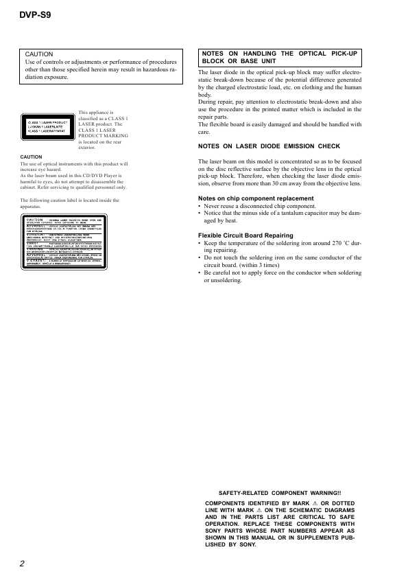 Сервисная инструкция Sony DVP-S9 (MHC-S9D)