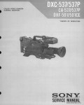 Сервисная инструкция SONY DXC-537P, THEORY