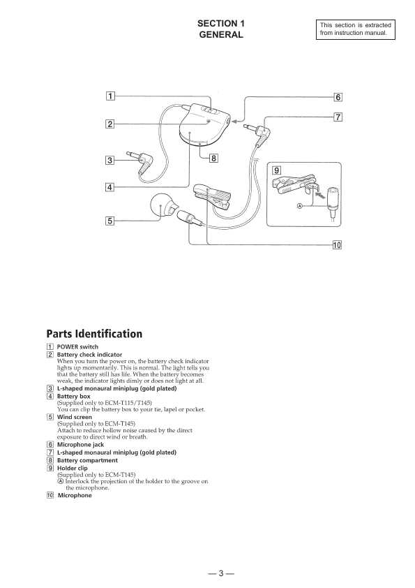 Сервисная инструкция Sony ECM-T115, ECM-T145
