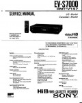 Сервисная инструкция Sony EV-S7000
