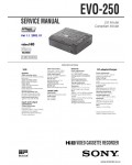 Сервисная инструкция SONY EVO-250 VER.1.1