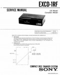 Сервисная инструкция SONY EXCD-1RF
