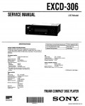 Сервисная инструкция SONY EXCD-306