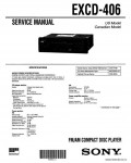 Сервисная инструкция SONY EXCD-406