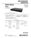 Сервисная инструкция Sony HBD-DZ340K, HBD-DZ640K, HBD-DZ740