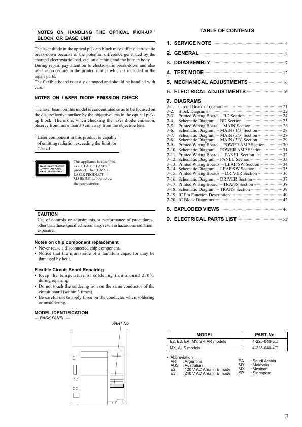 Сервисная инструкция Sony HCD-DX8