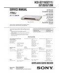 Сервисная инструкция Sony HCD-DZ110, HCD-DZ111, HCD-DZ120, HCD-DZ120K