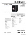 Сервисная инструкция SONY HCD-EC98P