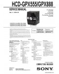 Сервисная инструкция SONY HCD-GP555, 888 V1.1