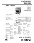 Сервисная инструкция Sony HCD-GRX8, HCD-R800, HCD-RX88, HCD-RX99 (MHC-GRX8, MHC-R800, MHC-RX88, MHC-RX99)