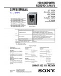 Сервисная инструкция Sony HCD-GX355, HCD-GX555, HCD-RG270, HCD-RG475, HCD-RG575