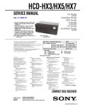 Сервисная инструкция SONY HCD-HX3, HX5, HX7