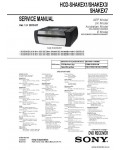 Сервисная инструкция SONY HCD-SHAKEX1, SHAKEX3, SHAKEX7