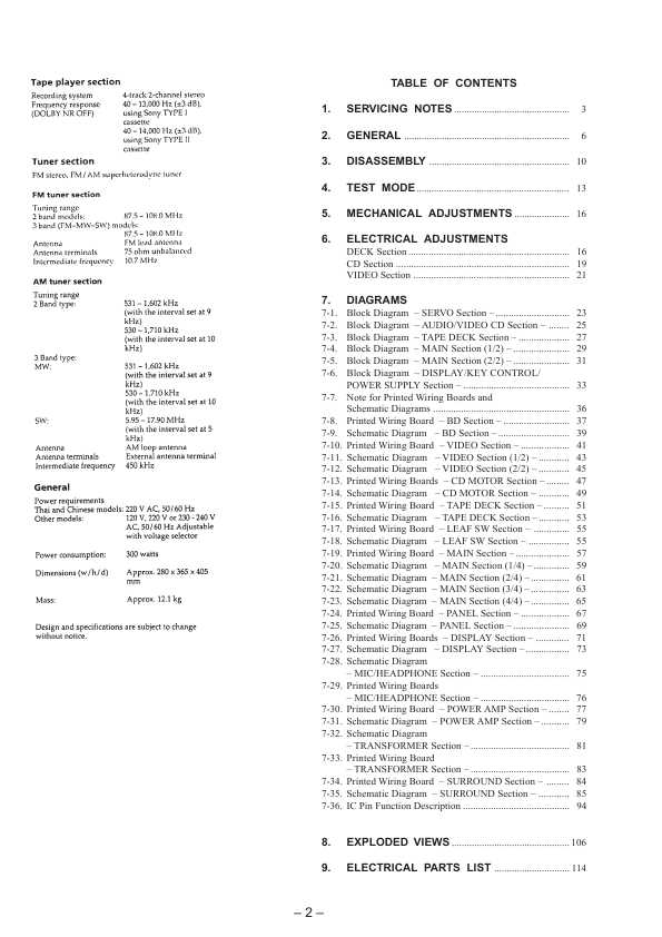 Сервисная инструкция Sony HCD-V919AV (MHC-V919AV)