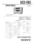 Сервисная инструкция Sony HCD-VB5