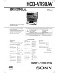 Сервисная инструкция Sony HCD-VR90AV (LBT-VR90AV)