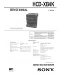 Сервисная инструкция Sony HCD-XB4K