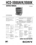 Сервисная инструкция Sony HCD-XB88AVK, HCD-XB88K (LBT-XB88AVK, LBT-XB88K)