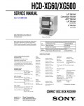 Сервисная инструкция Sony HCD-XG60, HCD-XG500