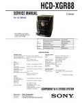 Сервисная инструкция Sony HCD-XGR88 (LBT-XGR88)