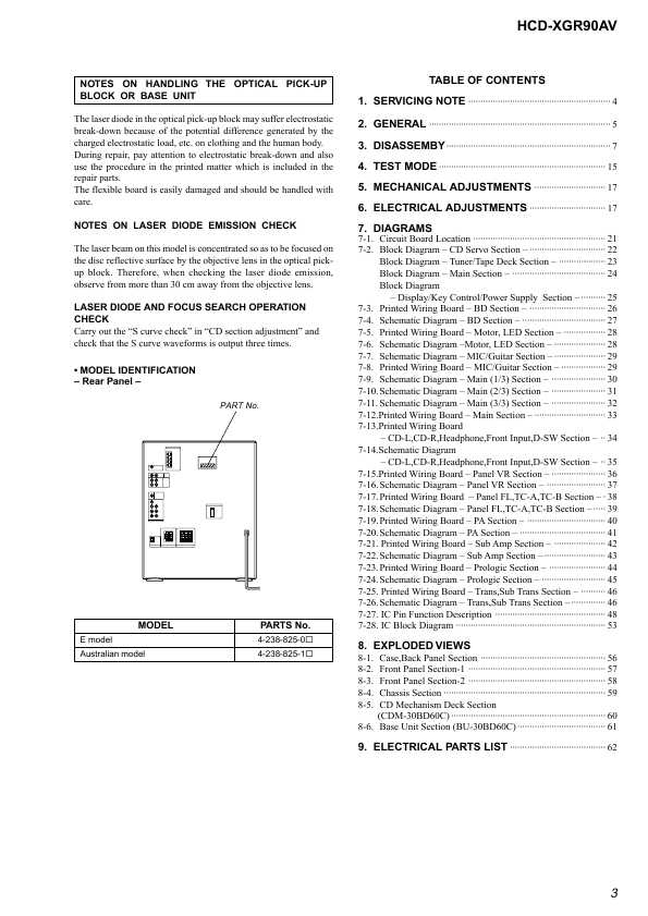 Сервисная инструкция Sony HCD-XGR90AV (LBT-XGR90AV)