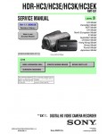 Сервисная инструкция Sony HDR-HC3E, Level 3