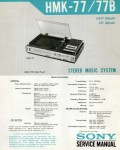 Сервисная инструкция SONY HMK-77, 77B