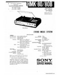 Сервисная инструкция SONY HMK-80, 80B