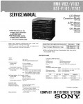 Сервисная инструкция Sony HMK-V82, HMK-V102