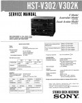 Сервисная инструкция Sony HST-V302, HST-V302K