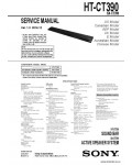 Сервисная инструкция SONY HT-CT390 V1.3