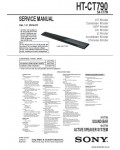 Сервисная инструкция SONY HT-CT790 V1.2