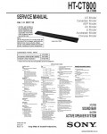Сервисная инструкция SONY HT-CT800 V1.3