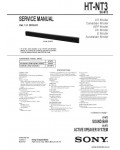Сервисная инструкция SONY HT-NT3 V1.3