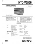 Сервисная инструкция Sony HTC-V5550 (MHC-V5550, MHC-V7770)