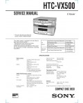 Сервисная инструкция Sony HTC-VX500 (MHC-VX500, MHC-VX700AV)